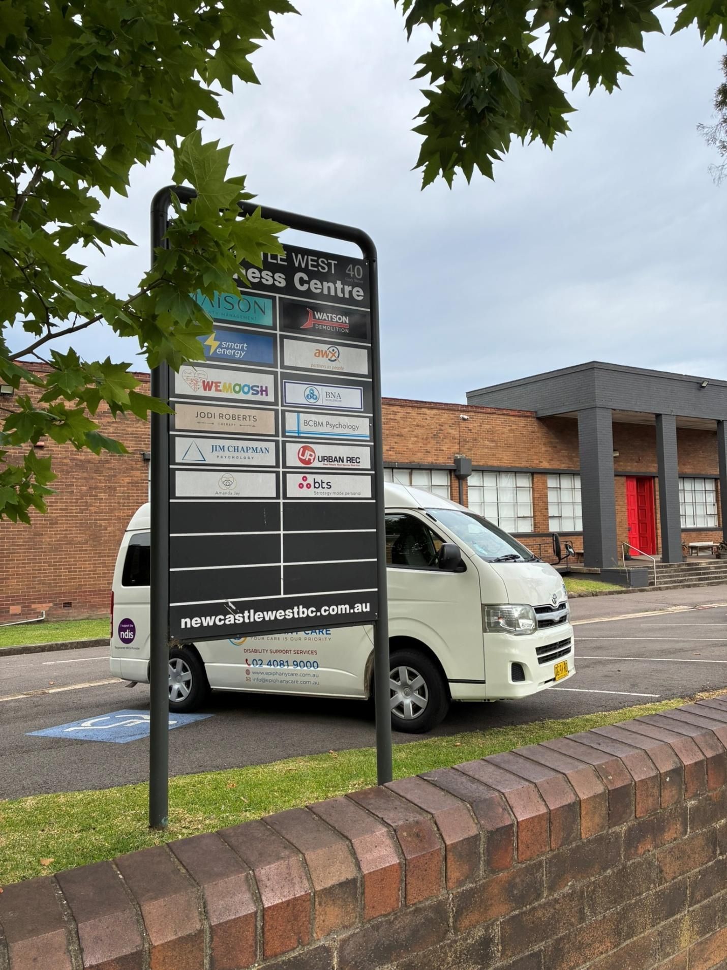 BNA Worldwide listed on the building tenant directory in Newcastle
